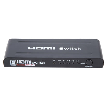 Full HD 1080P 5 Ports HDMI Switch with Remote Control & LED Indicator(Black) - Switch by PMC Jewellery | Online Shopping South Africa | PMC Jewellery | Buy Now Pay Later Mobicred