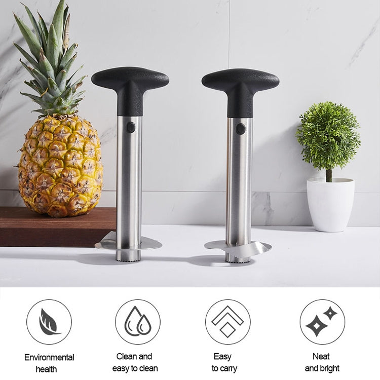 Pineapple Corer Slicer(Silver) - Cutter & Peeler by PMC TechLife | Online Shopping South Africa | PMC TechLife | Buy Now Pay Later Mobicred