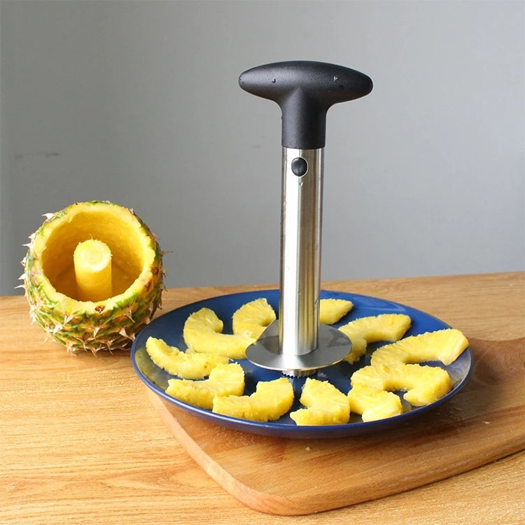 Pineapple Corer Slicer(Silver) - Cutter & Peeler by PMC Jewellery | Online Shopping South Africa | PMC Jewellery | Buy Now Pay Later Mobicred