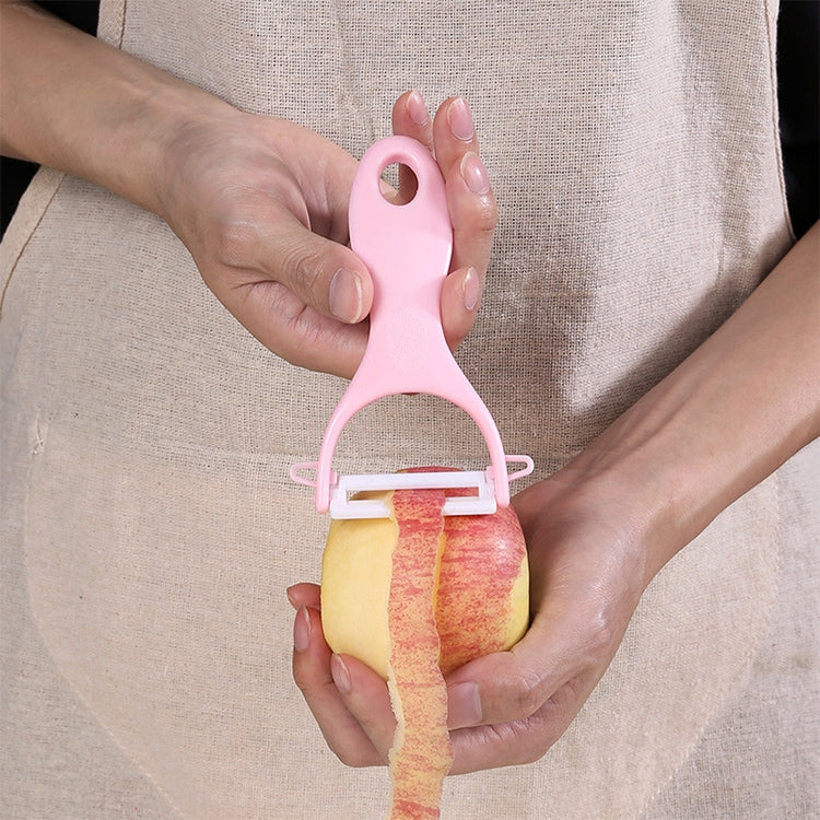 T Shaped Ceramic Skin Peeler with Durable ABS Handle, Random Color Delivery - Cutter & Peeler by PMC TechLife | Online Shopping South Africa | PMC TechLife | Buy Now Pay Later Mobicred