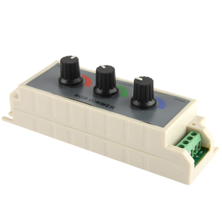 3 Channel RGB LED Dimmer Controller for LED Light Strip DC12-24V, Output Current: 3A - LED Controller by PMc TechLife | Online Shopping South Africa | PMc TechLife | Buy Now Pay Later Mobicred