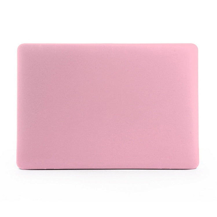 ENKAY for MacBook Pro Retina 15.4 inch (US Version) / A1398 4 in 1 Frosted Hard Shell Plastic Protective Case with Screen Protector & Keyboard Guard & Anti-dust Plugs(Pink) - MacBook Pro Cases by ENKAY | Online Shopping South Africa | PMC Jewellery | Buy Now Pay Later Mobicred