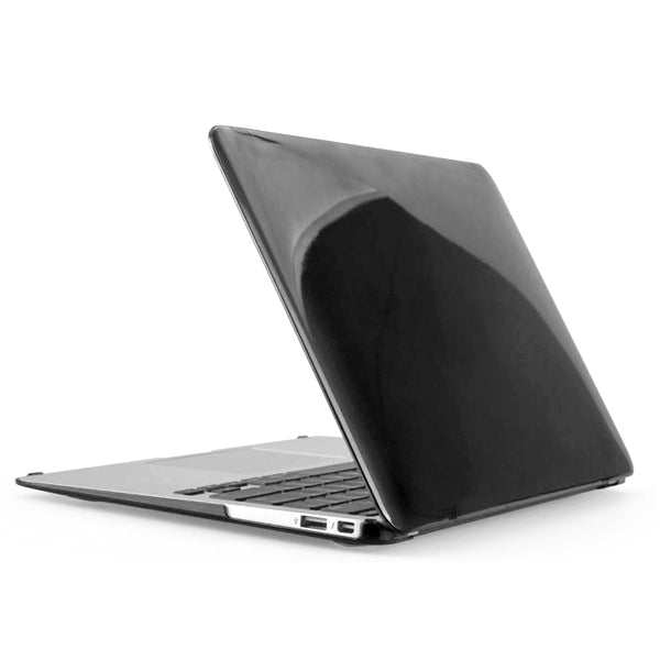 ENKAY for MacBook Air 11.6 inch (US Version) / A1370 / A1465 4 in 1 Crystal Hard Shell Plastic Protective Case with Screen Protector & Keyboard Guard & Anti-dust Plugs(Black) - MacBook Air Cases by ENKAY | Online Shopping South Africa | PMC Jewellery | Buy Now Pay Later Mobicred