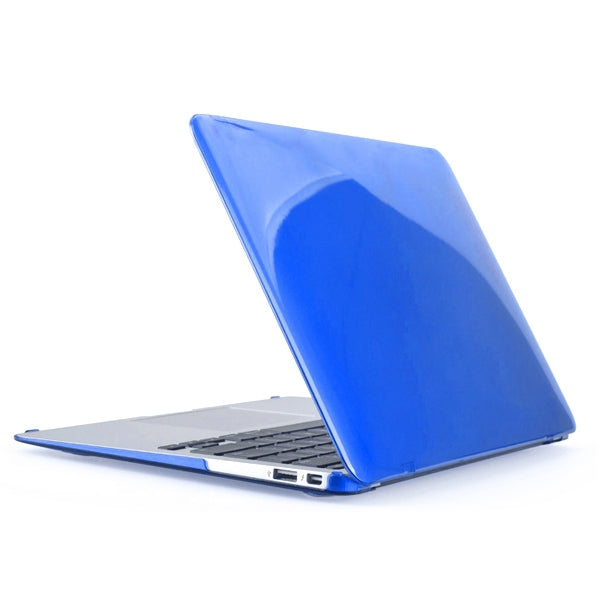 ENKAY for MacBook Air 11.6 inch (US Version) / A1370 / A1465 4 in 1 Crystal Hard Shell Plastic Protective Case with Screen Protector & Keyboard Guard & Anti-dust Plugs(Dark Blue) - MacBook Air Cases by ENKAY | Online Shopping South Africa | PMC Jewellery | Buy Now Pay Later Mobicred