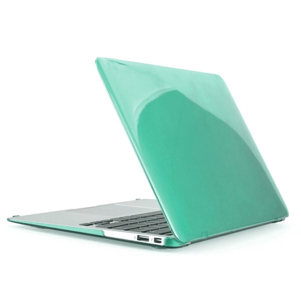 ENKAY for MacBook Air 13.3 inch (US Version) / A1369 / A1466 4 in 1 Crystal Hard Shell Plastic Protective Case with Screen Protector & Keyboard Guard & Anti-dust Plugs(Green) - MacBook Air Cases by ENKAY | Online Shopping South Africa | PMC Jewellery | Buy Now Pay Later Mobicred