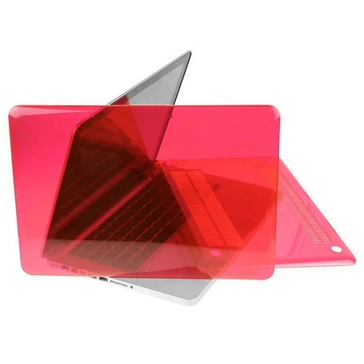 ENKAY for Macbook Pro 13.3 inch (US Version) / A1278 Hat-Prince 3 in 1 Crystal Hard Shell Plastic Protective Case with Keyboard Guard & Port Dust Plug(Red) - MacBook Pro Cases by ENKAY | Online Shopping South Africa | PMC Jewellery | Buy Now Pay Later Mobicred