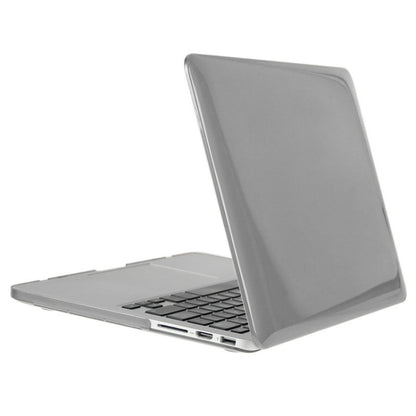 ENKAY for Macbook Pro Retina 13.3 inch (US Version) / A1425 / A1502 Hat-Prince 3 in 1 Crystal Hard Shell Plastic Protective Case with Keyboard Guard & Port Dust Plug(Grey) - MacBook Pro Cases by ENKAY | Online Shopping South Africa | PMC Jewellery | Buy Now Pay Later Mobicred