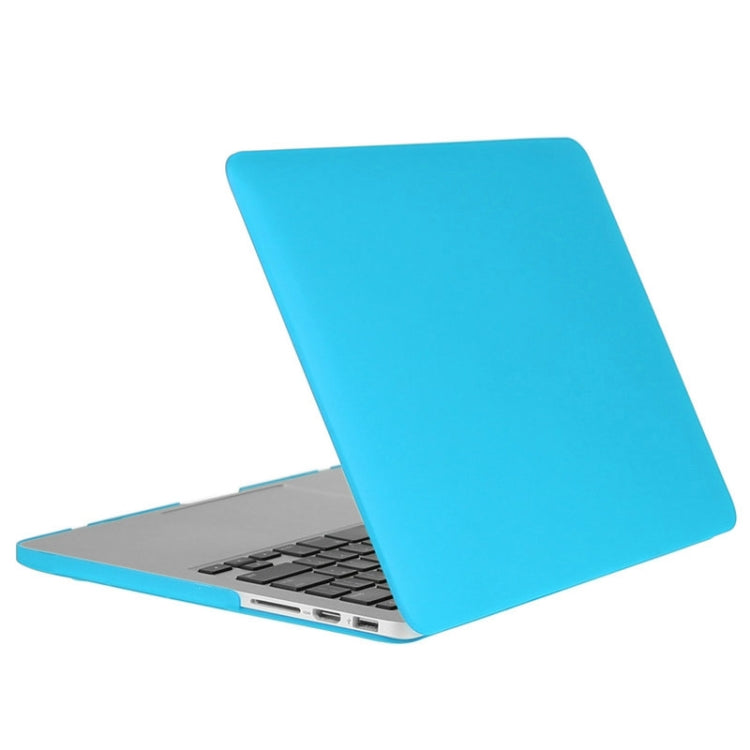 ENKAY for Macbook Pro Retina 13.3 inch (US Version) / A1425 / A1502 Hat-Prince 3 in 1 Frosted Hard Shell Plastic Protective Case with Keyboard Guard & Port Dust Plug(Blue) - MacBook Pro Cases by ENKAY | Online Shopping South Africa | PMC Jewellery | Buy Now Pay Later Mobicred