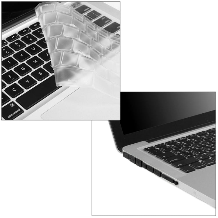 ENKAY for Macbook Pro 15.4 inch (US Version) / A1286 Hat-Prince 3 in 1 Frosted Hard Shell Plastic Protective Case with Keyboard Guard & Port Dust Plug(Grey) - MacBook Pro Cases by ENKAY | Online Shopping South Africa | PMC Jewellery | Buy Now Pay Later Mobicred