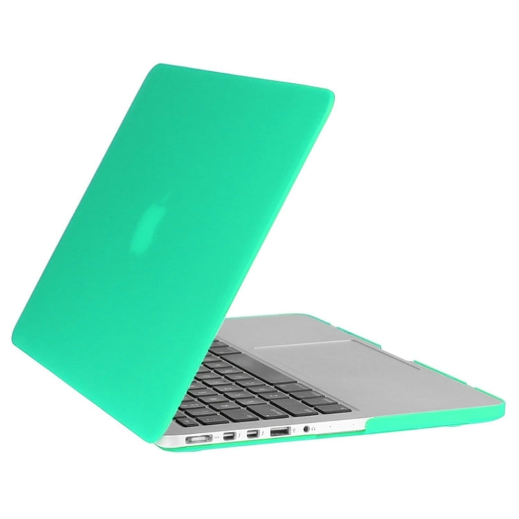 ENKAY for Macbook Pro Retina 15.4 inch (US Version) / A1398 Hat-Prince 3 in 1 Frosted Hard Shell Plastic Protective Case with Keyboard Guard & Port Dust Plug(Green) - MacBook Pro Cases by ENKAY | Online Shopping South Africa | PMC Jewellery | Buy Now Pay Later Mobicred