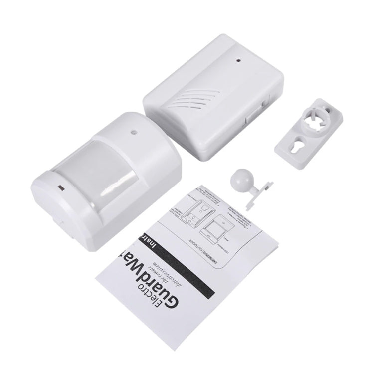 F622-108 Electro Guard Watch IR Remote Detection System / Wireless Doorbell(White) - Wireless Doorbell by PMC Jewellery | Online Shopping South Africa | PMC Jewellery