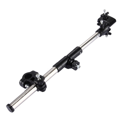 Universal Foldable Adjustable Stainless Steel Cycling Umbrella Bracket Holder Angle Adjustable Mount Stand for Bike Motorcycle(Black) - Holders by PMC Jewellery | Online Shopping South Africa | PMC Jewellery