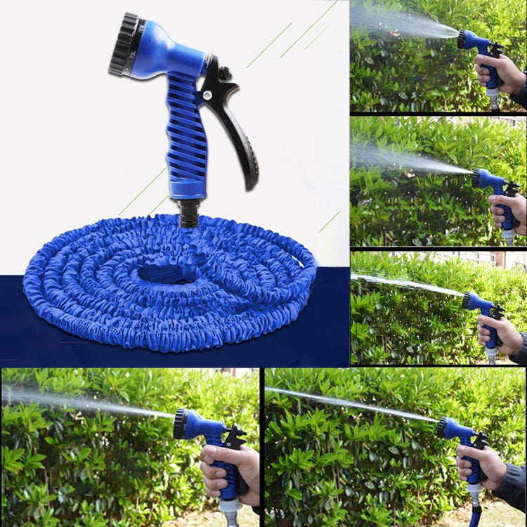 Durable Flexible Dual-layer Water Pipe Water Hose, Stretch Length: 7.5m-22.5m (US Standard)(Blue) - Car Washer & Accessories by PMC Jewellery | Online Shopping South Africa | PMC Jewellery | Buy Now Pay Later Mobicred