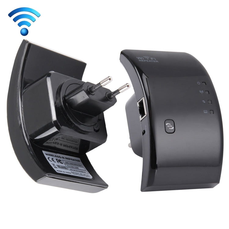 300Mbps Wireless-N WIFI 802.11n Repeater Range Expander(Black) - Powerline Network Adapters by PMC Jewellery | Online Shopping South Africa | PMC Jewellery | Buy Now Pay Later Mobicred