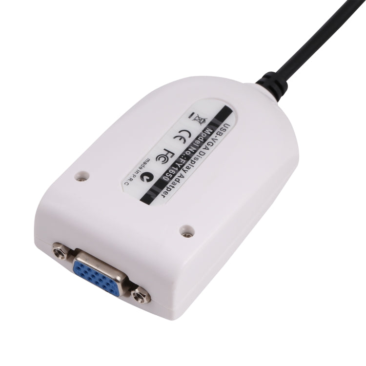 USB To VGA Multi-Monitor / Multi-Display Adapter, USB 2.0 External Graphics Card - Cable by PMC Jewellery | Online Shopping South Africa | PMC Jewellery | Buy Now Pay Later Mobicred