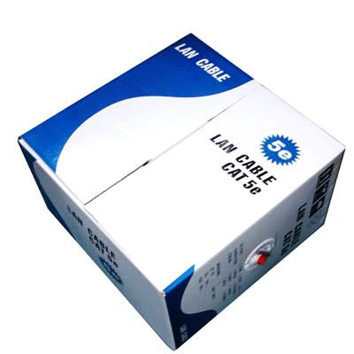 Lan Cable( CAT5E Data cable),Copper-clad aluminium (CCA), Copper Clad Steel (CCS), Length: 305m , Diameter: 0.5mm - Lan Cable and Tools by PMC Jewellery | Online Shopping South Africa | PMC Jewellery | Buy Now Pay Later Mobicred