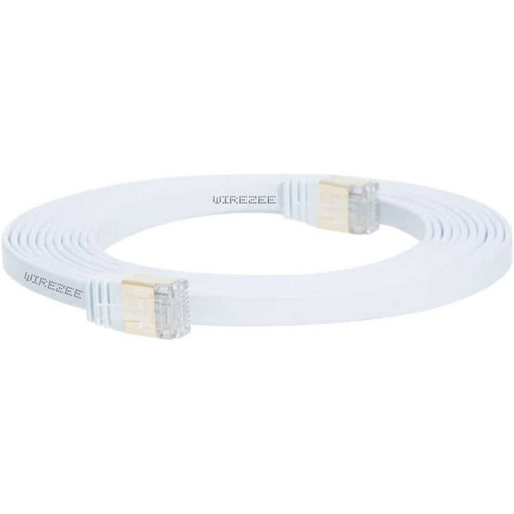 Gold Plated Head CAT7 High Speed 10Gbps Ultra-thin Flat Ethernet Network LAN Cable(15m) - Lan Cable and Tools by PMC Jewellery | Online Shopping South Africa | PMC Jewellery | Buy Now Pay Later Mobicred