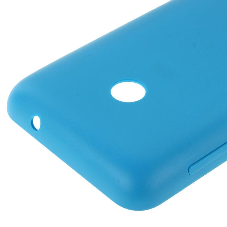 Solid Color Plastic Battery Back Cover for Nokia Lumia 530/Rock/M-1018/RM-1020(Blue) - free shipping - PMC TechLife - Order now!
