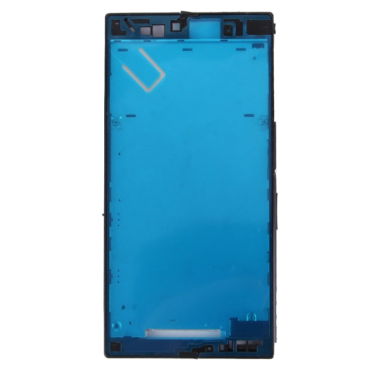 Front Housing LCD Frame Bezel Plate for Sony Xperia Z Ultra / XL39h / C6802(Black) - Frame Bezel Plate by PMC Jewellery | Online Shopping South Africa | PMC Jewellery | Buy Now Pay Later Mobicred