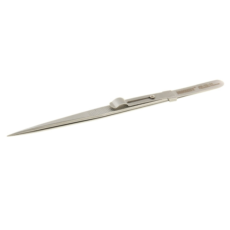 JAKEMY JM-T9-11 Adjustable Straight Tweezers(Silver) - Tweezers by JAKEMY | Online Shopping South Africa | PMC TechLife