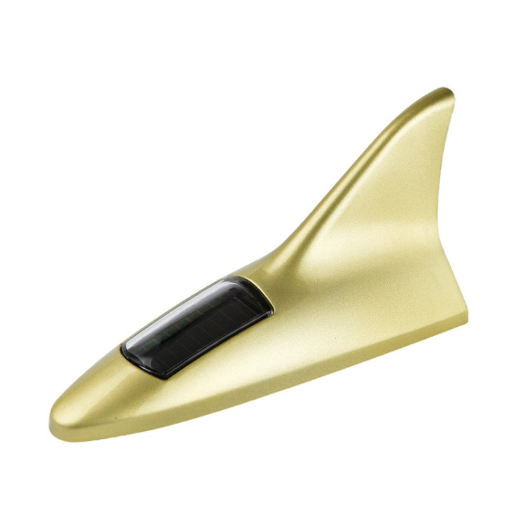 Solar Shark Fin High-positioned Alarm Light(Gold) - Warning Lights by PMC Jewellery | Online Shopping South Africa | PMC Jewellery | Buy Now Pay Later Mobicred