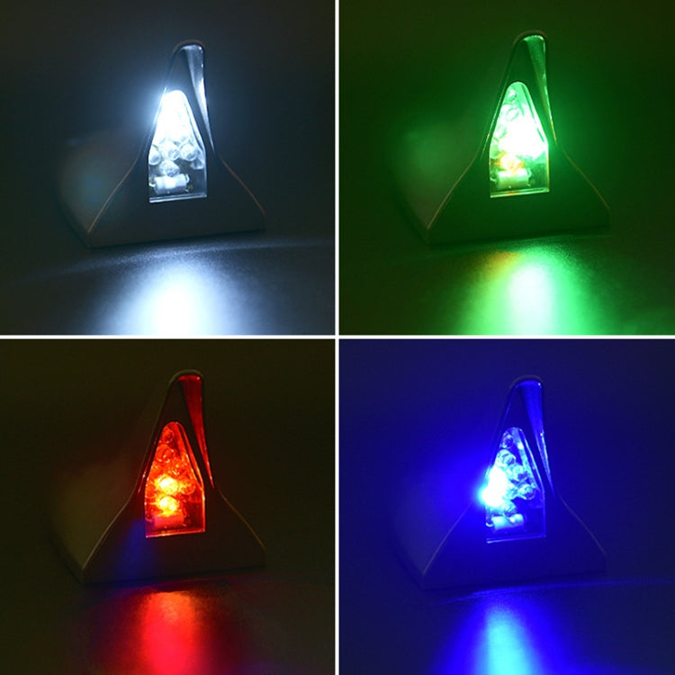Solar Shark Fin High-positioned Alarm Light(White) - Warning Lights by PMC TechLife | Online Shopping South Africa | PMC TechLife | Buy Now Pay Later Mobicred