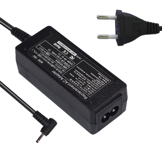 19V 2.1A 40W 2.5x0.7mm Power Supply Adapter Charger for Asus N17908 / V85 / R33030 / EXA0901 / XH Laptop(EU Plug) - For Asus by PMC Jewellery | Online Shopping South Africa | PMC Jewellery | Buy Now Pay Later Mobicred