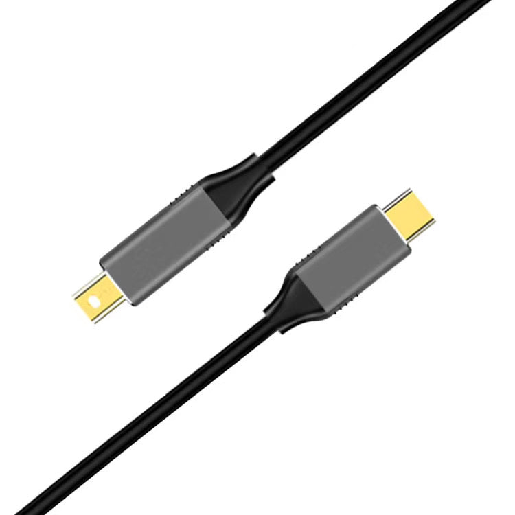 1.8m Mini DisplayPort Male to USB-C / Type-C Male Adapter Cable - Cable & Adapter by PMC Jewellery | Online Shopping South Africa | PMC Jewellery | Buy Now Pay Later Mobicred