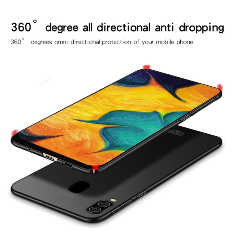 MOFI Frosted PC Ultra-thin Full Coverage Case for Galaxy A30 (Gold) - Galaxy Phone Cases by MOFI | Online Shopping South Africa | PMC TechLife | Buy Now Pay Later Mobicred