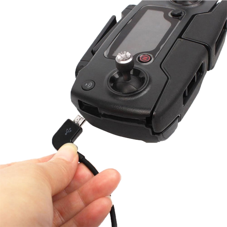 30cm USB to Micro USB Right Angle Data Connector Cable for DJI SPARK / MAVIC PRO / Phantom 3 & 4 / Inspire 1 & 2 - Cable & Adapter by PMC TechLife | Online Shopping South Africa | PMC TechLife | Buy Now Pay Later Mobicred