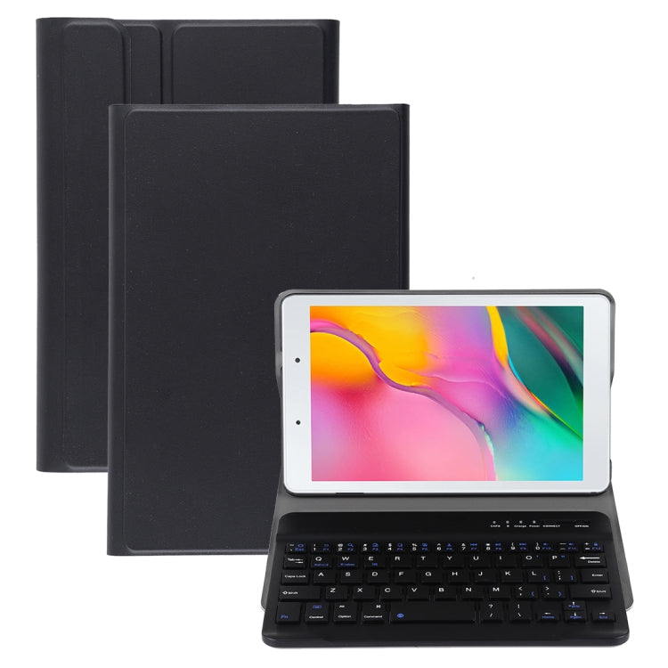 Ultra-thin Detachable Magnetic Bluetooth Keyboard Leather Tablet Case for Galaxy Tab A 8.0 2019 P200 / P205, with Holder(Black) - Samsung Keyboard by PMC Jewellery | Online Shopping South Africa | PMC Jewellery