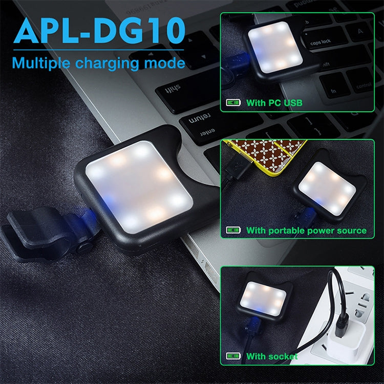 APEXEL Portable Handheld Lazy Live Broadcast Desktop Folding Universal Bluetooth Tripod Phone Holder with Flashlight - Stand by APEXEL | Online Shopping South Africa | PMC TechLife | Buy Now Pay Later Mobicred