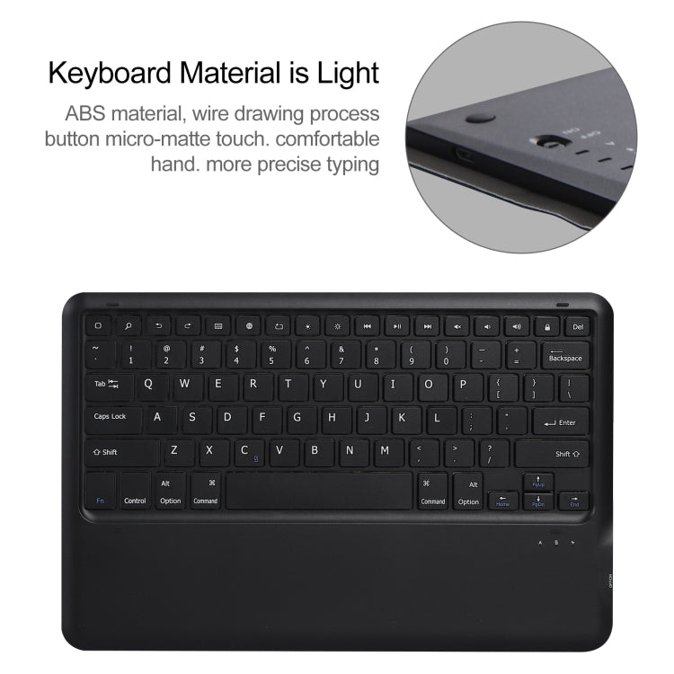 A970 Detachable Bluetooth Keyboard Ultrathin Horizontal Flip Leather Tablet Case for Samsung Galaxy Tab S7 FE T730 / T736 / S7+ T970 / T975 / T976(Black) - Samsung Keyboard by PMC Jewellery | Online Shopping South Africa | PMC Jewellery | Buy Now Pay Later Mobicred