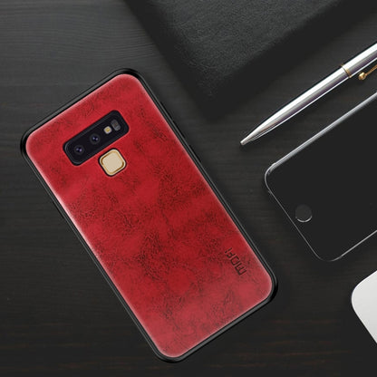 MOFI Shockproof TPU + PC + Leather Pasted Case for Galaxy Note 9(Red) - Galaxy Phone Cases by MOFI | Online Shopping South Africa | PMC Jewellery