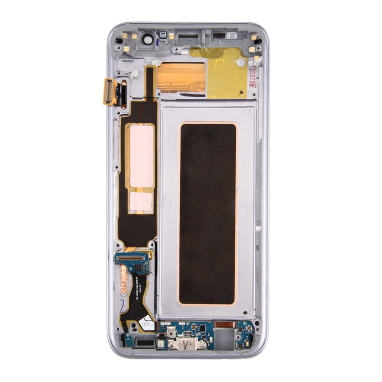 Original LCD Screen and Digitizer Full Assembly with Frame & Charging Port Board & Volume Button & Power Button for Galaxy S7 Edge / G9350(Black) - free shipping - PMc TechLife - Order now!
