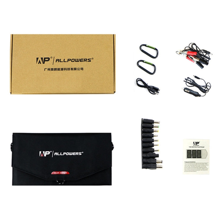 ALLPOWERS 18V 21W Solar Charger Panel Waterproof Foldable Solar Power - Charger by PMC TechLife | Online Shopping South Africa | PMC TechLife | Buy Now Pay Later Mobicred