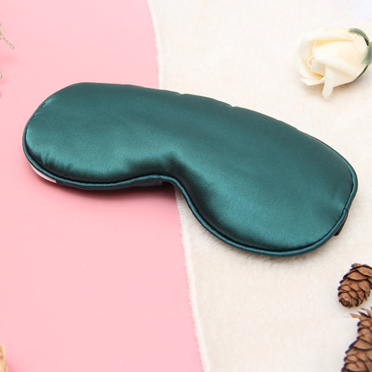 USB Charging Heating Silk Moxa Sleep Eye Mask (Green) - Eye Masks by PMC Jewellery | Online Shopping South Africa | PMC Jewellery | Buy Now Pay Later Mobicred