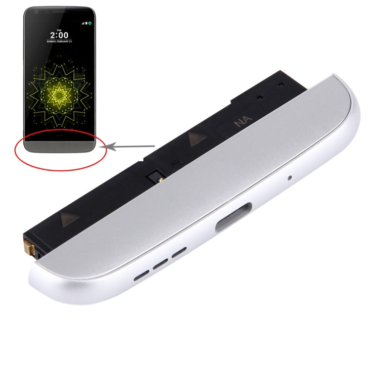(Charging Dock + Microphone + Speaker Ringer Buzzer) Module for LG G5 / VS987 (US Version)(Silver) - For LG by PMC TechLife | Online Shopping South Africa | PMC TechLife | Buy Now Pay Later Mobicred
