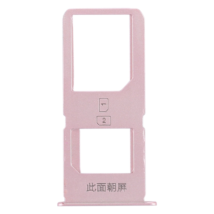 For Vivo X6S Plus 2 x SIM Card Tray (Rose Gold) - Card Socket by PMc TechLife | Online Shopping South Africa | PMc TechLife | Buy Now Pay Later Mobicred