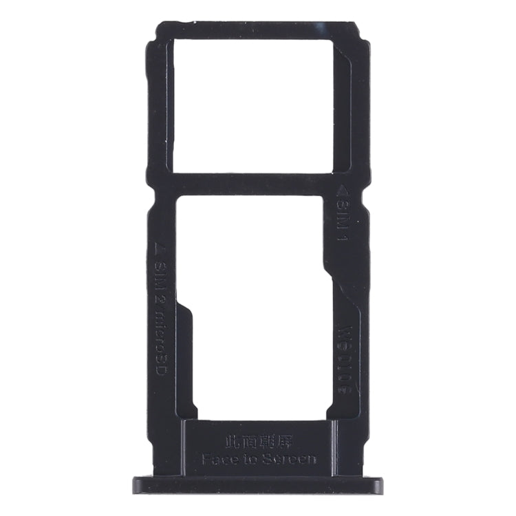 For OPPO R11s Plus SIM Card Tray + SIM Card Tray / Micro SD Card Tray (Black) - Card Tray by PMc TechLife | Online Shopping South Africa | PMc TechLife | Buy Now Pay Later Mobicred