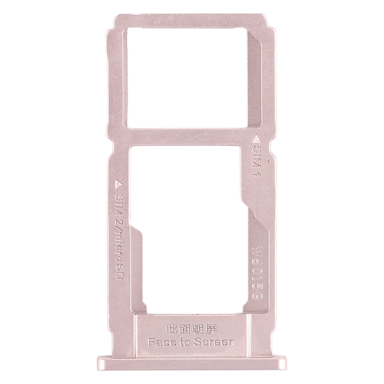 For OPPO R11s Plus SIM Card Tray + SIM Card Tray / Micro SD Card Tray (Rose Gold) - Card Socket by PMc TechLife | Online Shopping South Africa | PMc TechLife | Buy Now Pay Later Mobicred