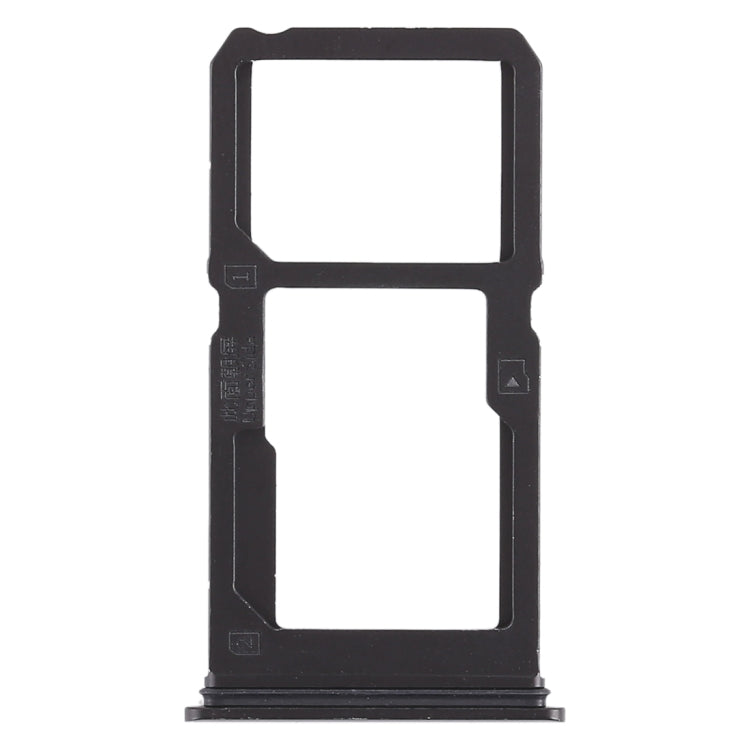 For Vivo X21i SIM Card Tray + SIM Card Tray / Micro SD Card Tray (Black) - Card Socket by PMc TechLife | Online Shopping South Africa | PMc TechLife | Buy Now Pay Later Mobicred