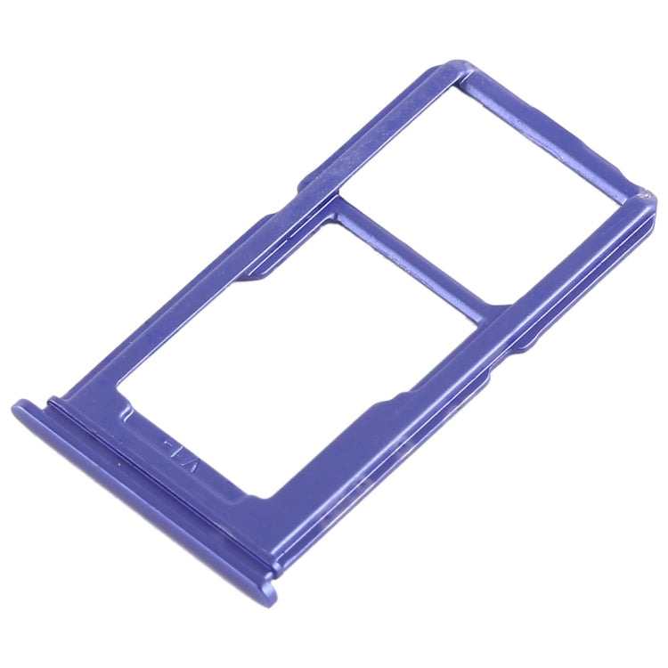 For Vivo X21i SIM Card Tray + SIM Card Tray / Micro SD Card Tray (Blue) - Card Socket by PMc TechLife | Online Shopping South Africa | PMc TechLife | Buy Now Pay Later Mobicred