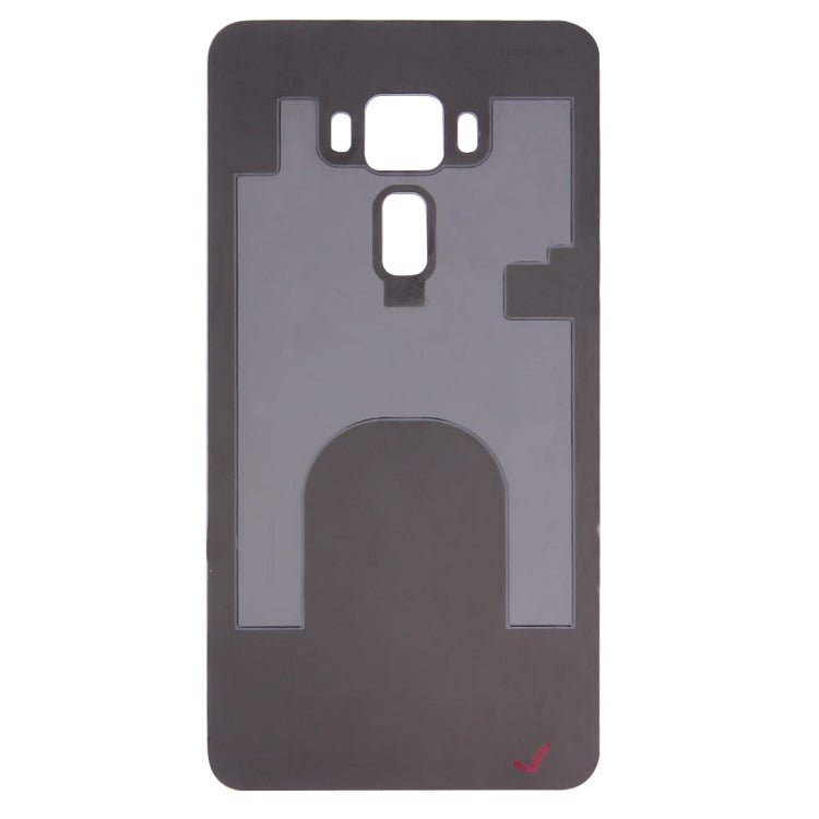 Glass Back Battery Cover for ASUS ZenFone 3 / ZE520KL 5.2 inch(Black) - Back Cover by PMC Jewellery | Online Shopping South Africa | PMC Jewellery | Buy Now Pay Later Mobicred