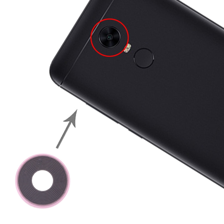 10 PCS Camera Lens Cover for Xiaomi Redmi 5 Plus(Pink) - Camera by PMc TechLife | Online Shopping South Africa | PMc TechLife | Buy Now Pay Later Mobicred
