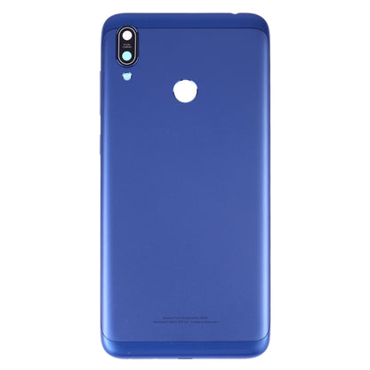 Battery Back Cover with Camera Lens for Asus Zenfone Max M2 ZB633KL ZB632KL(Blue) - Back Cover by PMC Jewellery | Online Shopping South Africa | PMC Jewellery | Buy Now Pay Later Mobicred