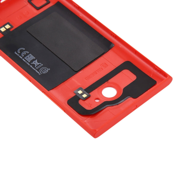 for Nokia Lumia 735 Solid Color NFC Battery Back Cover(Red) - Back Cover by PMC Jewellery | Online Shopping South Africa | PMC Jewellery | Buy Now Pay Later Mobicred