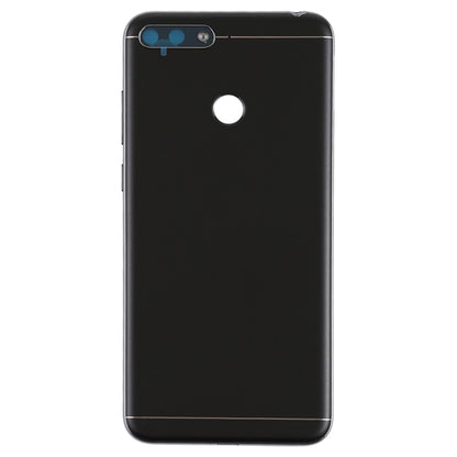 Back Cover with Side Keys & Camera Lens for Huawei Honor Play 7A(Black) - Back Cover by PMC Jewellery | Online Shopping South Africa | PMC Jewellery | Buy Now Pay Later Mobicred