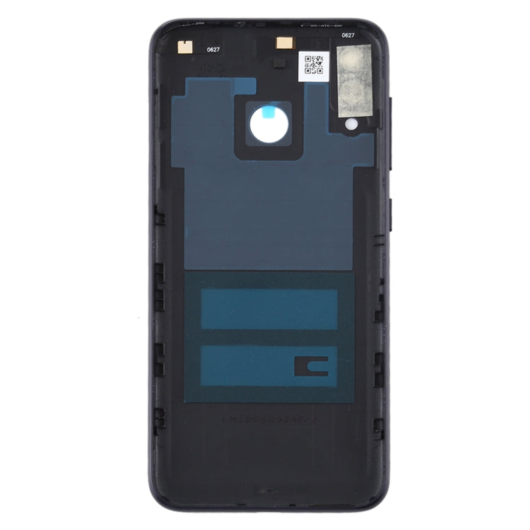 Battery Back Cover with Camera Lens & Side Keys for Asus Zenfone Max (M1) ZB555KL(Black Blue) - Back Cover by PMC Jewellery | Online Shopping South Africa | PMC Jewellery | Buy Now Pay Later Mobicred