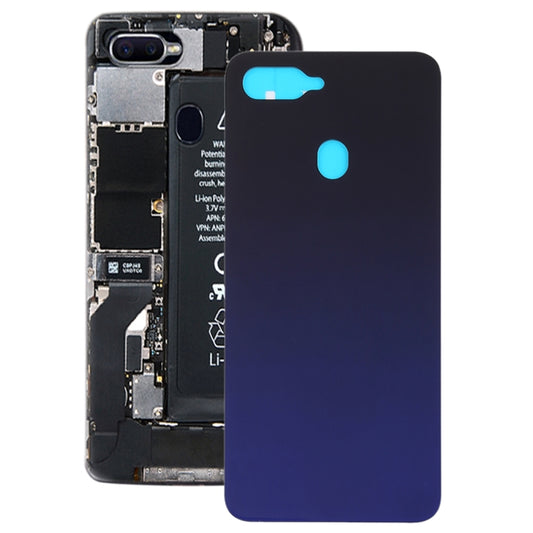 For OPPO A7x / F9 / F9 Pro Back Cover (Blue) - Back Cover by PMC Jewellery | Online Shopping South Africa | PMC Jewellery | Buy Now Pay Later Mobicred